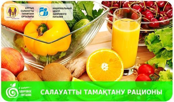 Балалар мен жасөспірімдердің тамақтану рационы